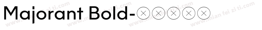Majorant Bold字体转换